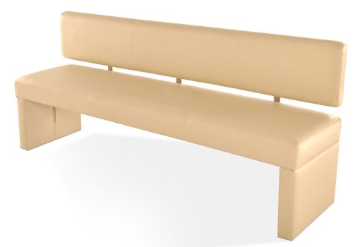 SAM® Sitzbank Sandra in creme 200 cm Sitzbank komplett bezogen