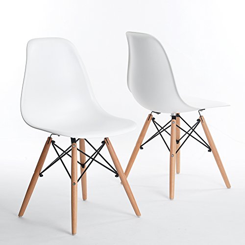Set 4er Charles Eames Stühle für Restaurants Schlafzimmer Küche DSW Retro Eiffel