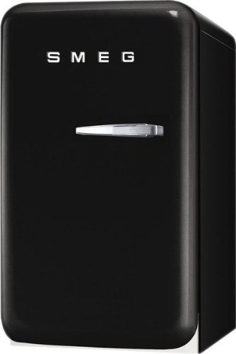 Smeg FAB5LNE Stand Kühlschrank Schwarz Minibar Kühlgerät Retro Flaschenkühler
