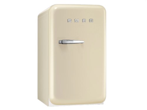 Smeg FAB5RP1 Stand Kühlschrank Creme (Beige) Retro Minikühlschtrank Absorber 32l