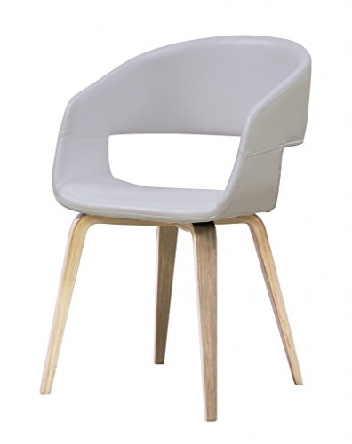 Stuhl NOVA Esszimmerstuhl mit Schalensitz in weiß