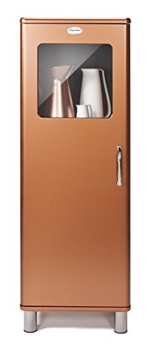 Tenzo 5011-089 Malibu Deluxe - Designer Halbvitrine, kupfer metallic, MDF lackiert, 143 x 50 x 41 cm