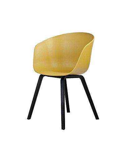 HAY - About a Chair AAC 22 - senfgelb - schwarz gebeizt - Hee Welling - Design - Esszimmerstuhl - Speisezimmerstuhl