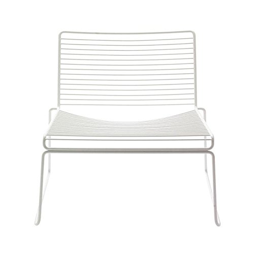 HAY Hee Lounge Stuhl, weiss lackiert 72x67x67cm Sitzhöhe: 37cm