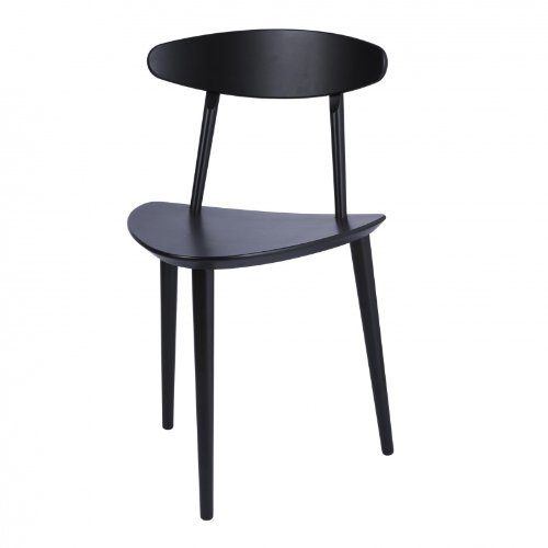 HAY J107 Stuhl, schwarz lackiert