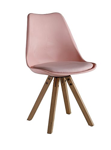 P & N Homewares® Sofia Eiffelturm inspiriert Stuhl aus Kunststoff Retro Weiß Schwarz Grau Rot Gelb Pink Grün Blau rose