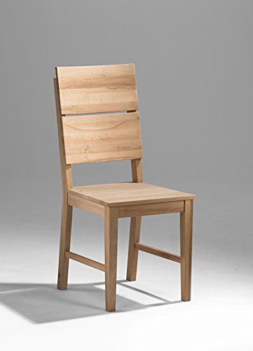 SAM® Esszimmerstuhl Christian aus massiver Kernbuche, geölter Holzstuhl in braun, Stuhl mit hoher Rückenlehne