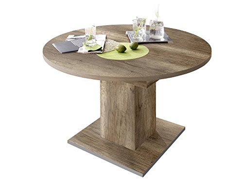 Esszimmertisch Tisch Esstisch Küchentisch Speisentisch Holztisch "Judd II" Wildeiche Trüffel