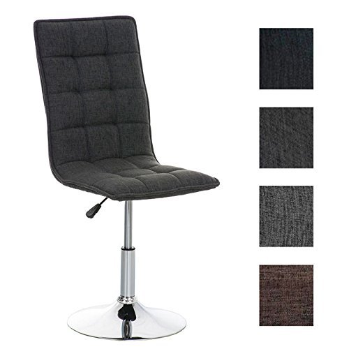 CLP Esszimmer-Stuhl PEKING mit Stoffsitz, Lounge-Sessel Charakter, Sitzhöhe verstellbar 40-54 cm, Sitzfläche drehbar, modern