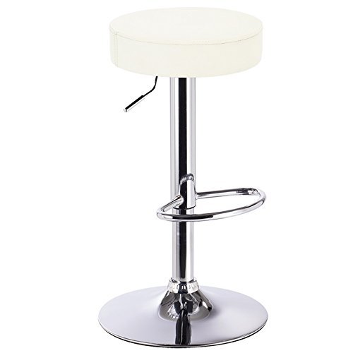 WOLTU #811 Barhocker Barstuhl Tresenhocker, Kunstleder, Dick gepolstert, verchromter Stahl, Neu Design