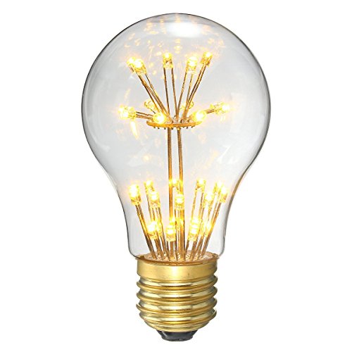 KINGSO LED E27 3W Edison Lampe Vintage Retro Stil Glühbirne 2300K Deko Glühlampe Warmweiß
