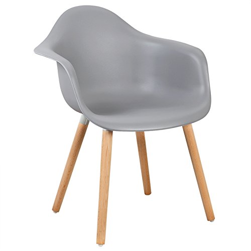 WOLTU #1099 Esszimmerstuhl 1 Stück Esszimmerstuhl mit Lehne Design Stuhl Küchenstuhl Holz